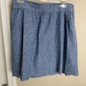 Loft chambray skirt